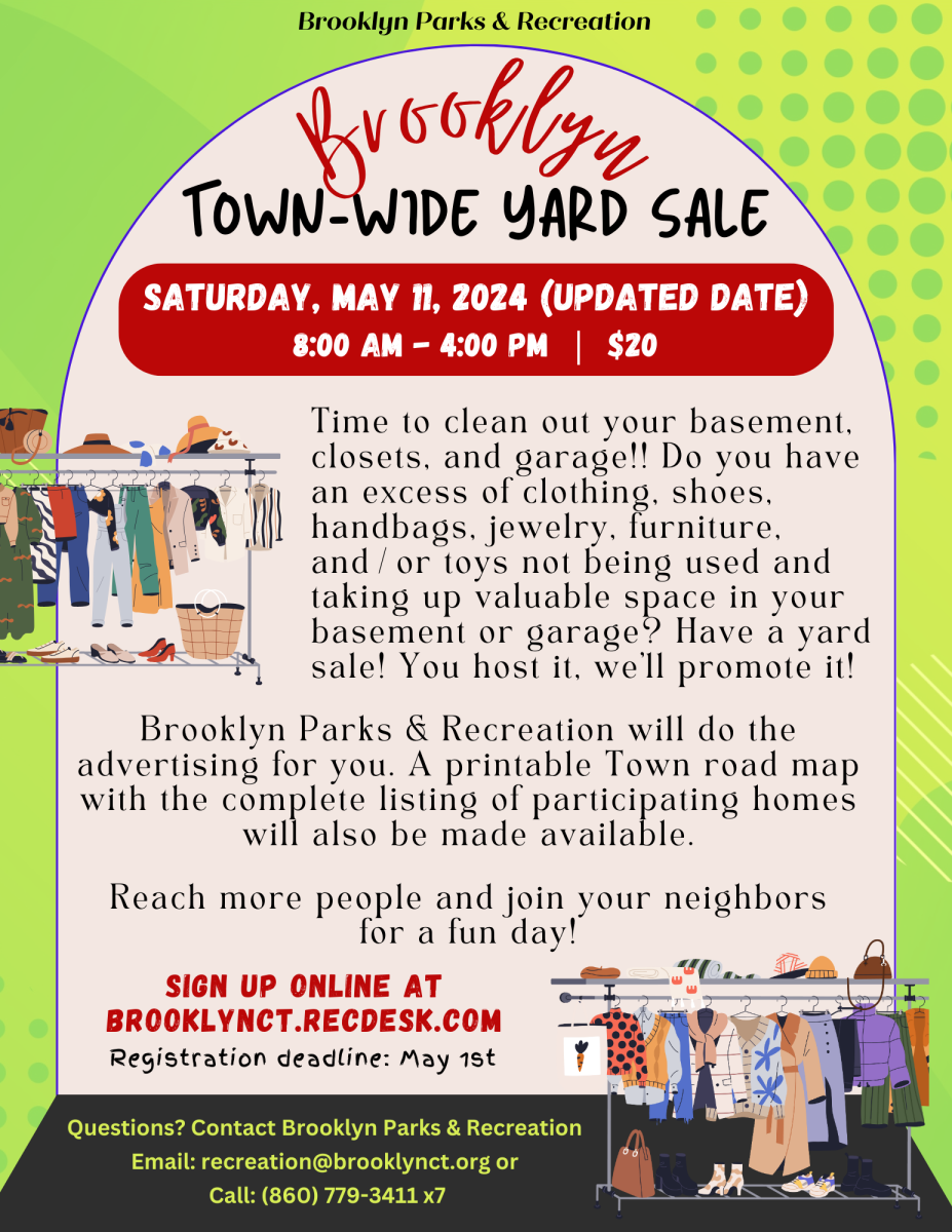 Town Wide Yard Sale Flyer